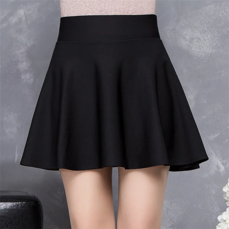 

Мини-юбка женская кавайная одежда 2023 Новое поступление весны эластичная трапециевидная короткая юбка с высокой талией тонкая повседневная одежда большого размера