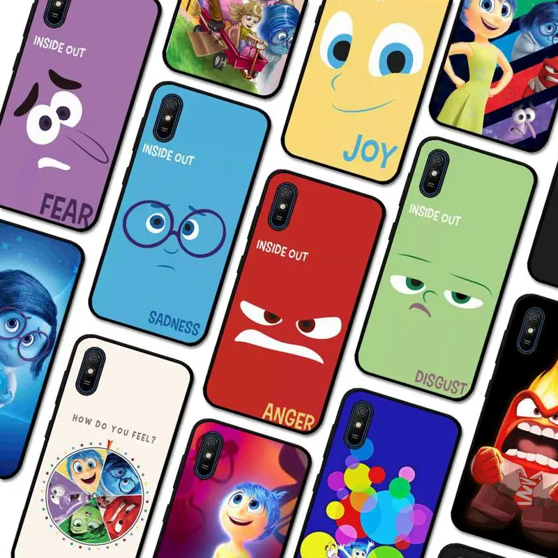 

Disney Inside Out Phone Case for Redmi 5 6 7 8 9 A 5plus K20 4X 6 cover
