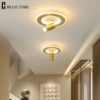 gold led chandeliers for aisle corridor porch light living room bedroom modern home decor lustre indoor lighting chandelier lamp