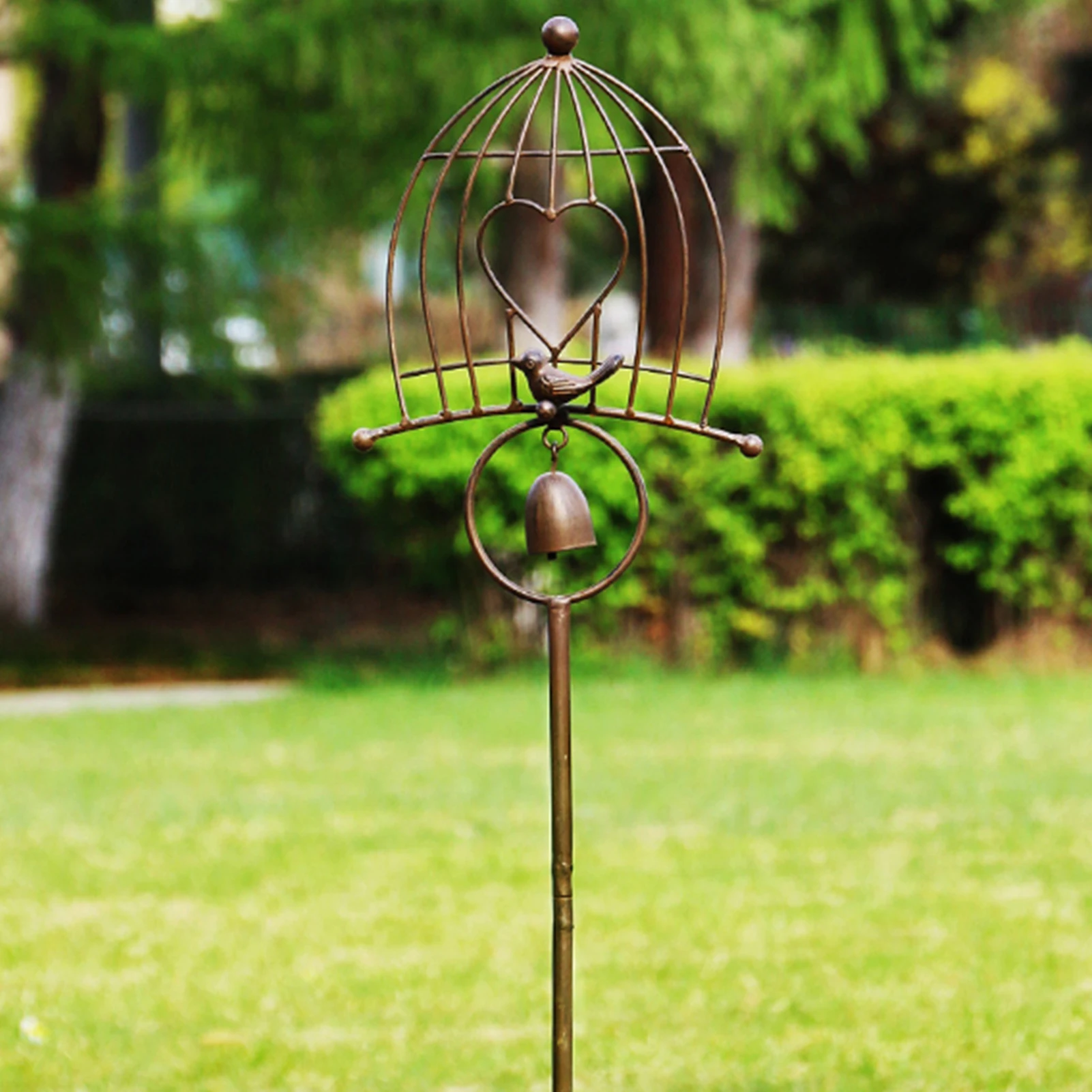 

Bird Garden Stakes Decor Innovative Iron Yard Art Outdoor Ornaments Decorative Stakes For Garden Lawn Yard Patio
