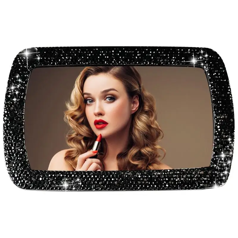 

Car Visor Vanity Mirror Automobile Visor Makeup Mirror Clip-on Rear View Sun-Shading Cosmetic Mirror With LED Lights For Women