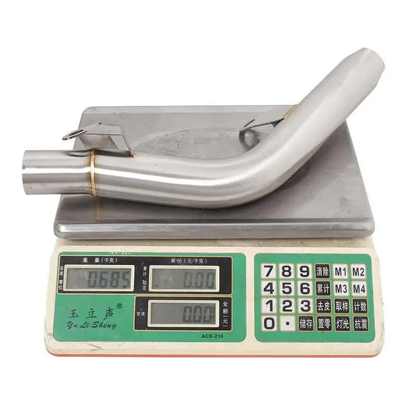 

Среднее соединение выхлопной трубы мотоцикла, Соединительная труба, Слип, удаленный катализатор из нержавеющей стали для SUZUKI GSXR600 750 2011-2022