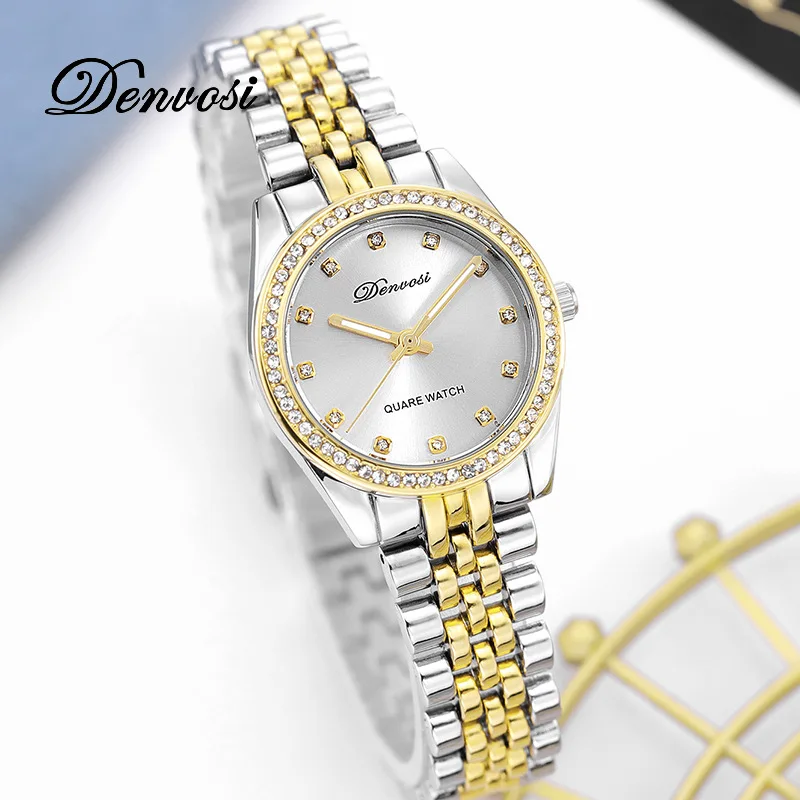 BENVOSI 2023 New Luxury Fashion Watches for Women Clock Zircon Waterproof Luminous Women's Wristwatch Bracelet Reloj Mujer