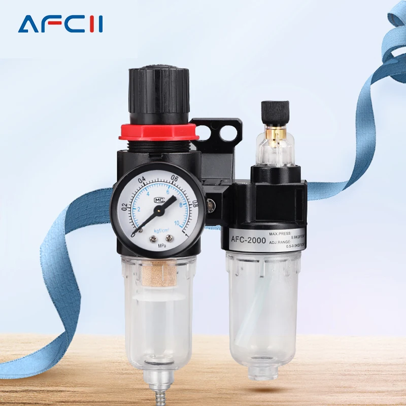 AFC2000 EU Oil Water Separator Regulator Trap Filter Airbrush Air Compressor Pressure Reducing 1/4 |
