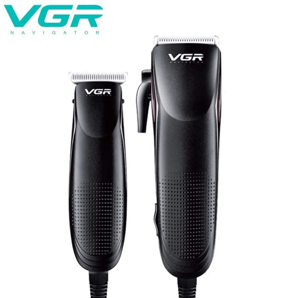 

Проводная машинка для стрижки волос VGR, профессиональный триммер для волос с эффектом облысения и эффектом пуш-облысения, набор из 2 частей, ...