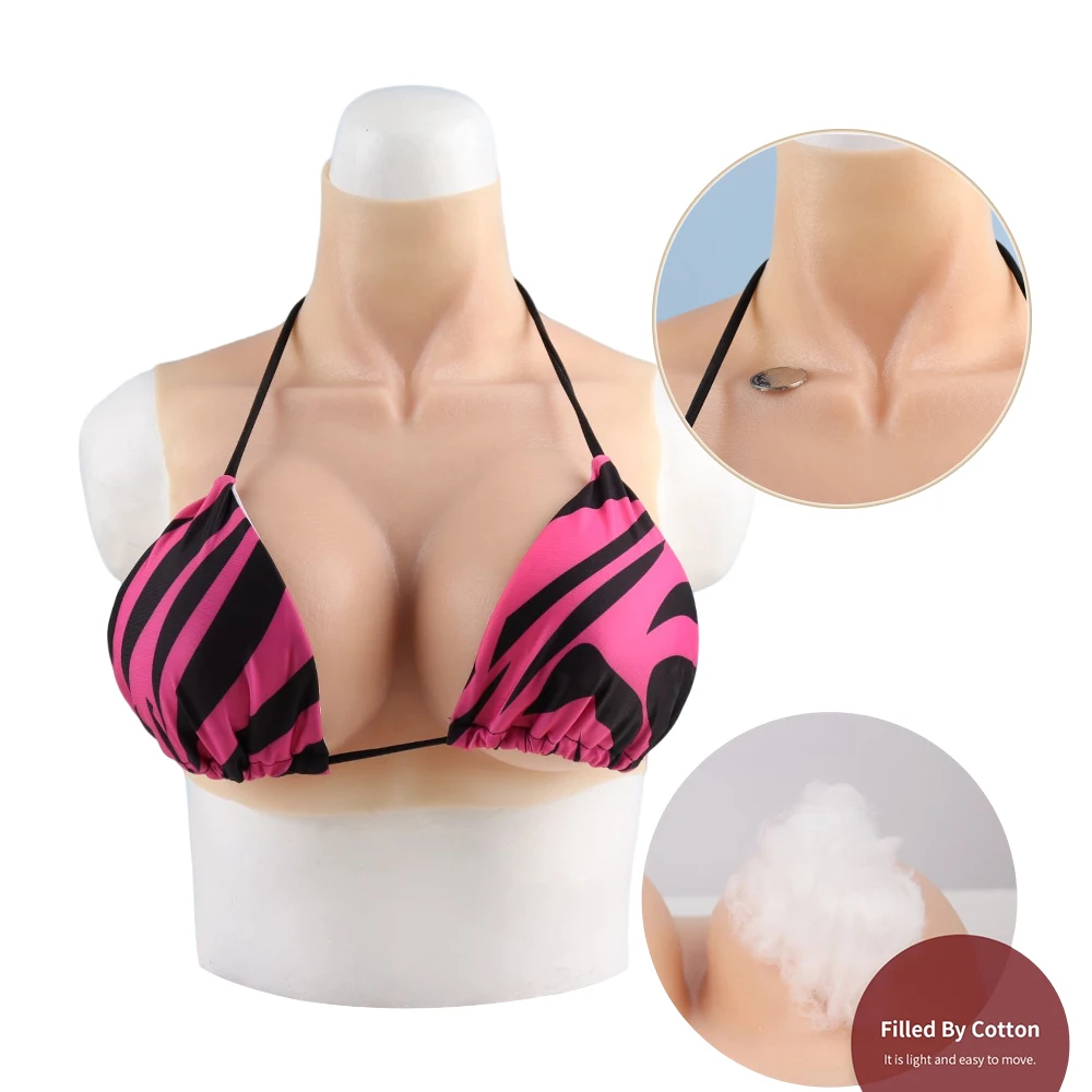 

Tgirl Silicone Breasts Drag Queen Costume for Crossdresser Sissy Sexy Fake Boobs Transgender Shemale Huge Nipples Silicon Form