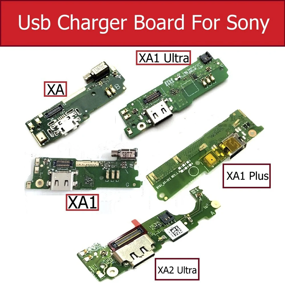 USB-плата зарядного устройства для Sony Xperia XA/XA1/XA1 Ultra/XA2 Ultra/XA1 Plus G3121/G3112/G3421/G3412/F3111 модуль зарядного порта