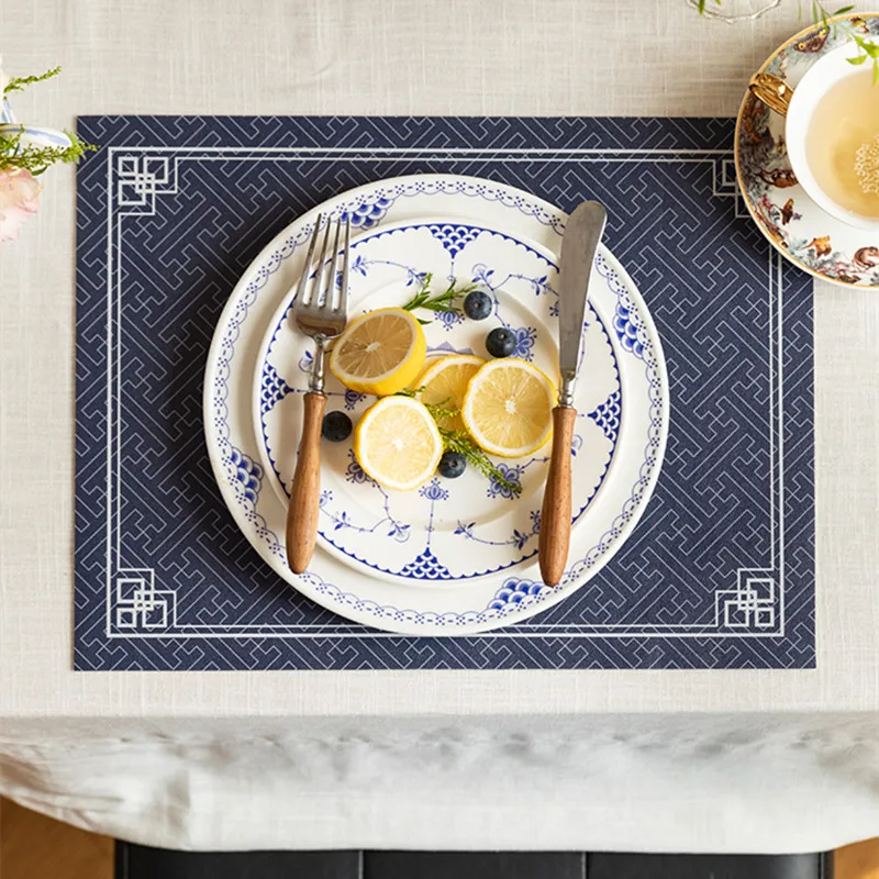 Фарфоровые термостойкие противоскользящие салфетки из ПВХ коврики для