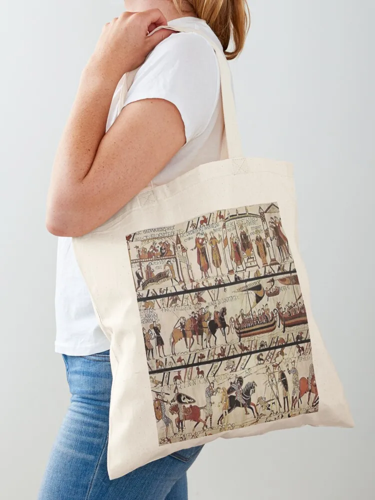 Tapisserie Bayeux-The Bayeux Tapestry Tote Bag Женская сумка ручная холщовая сумка-тоут на заказ