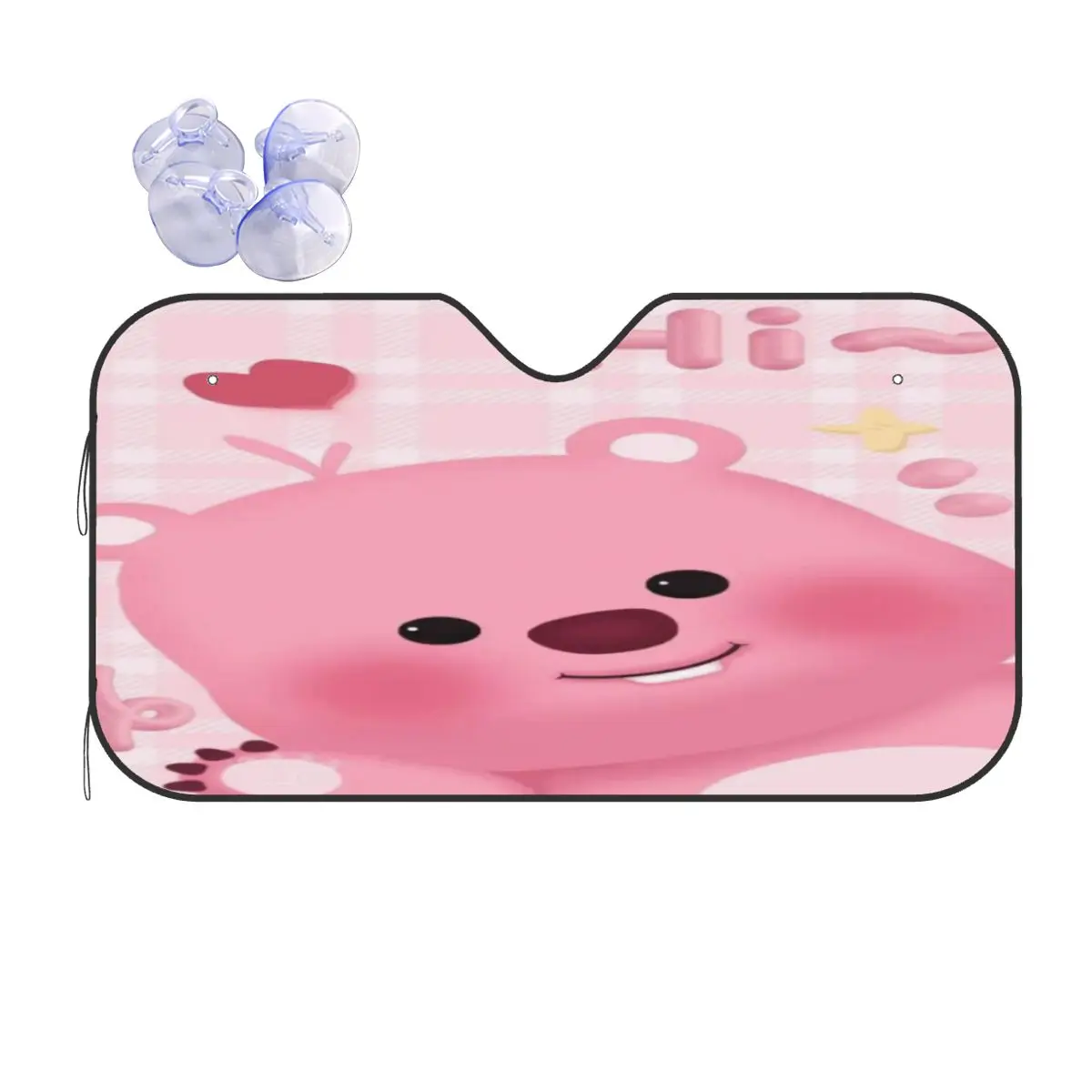 Солнцезащитный козырек для лобового стекла 70x130 см