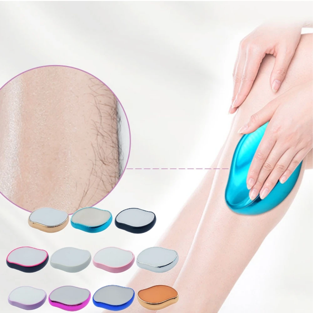

2022 New Physical Hair Removal Painless Safe Epilator Easy Cleaning Reusable Body Beauty Depilation Tool Glass Hair Removal
