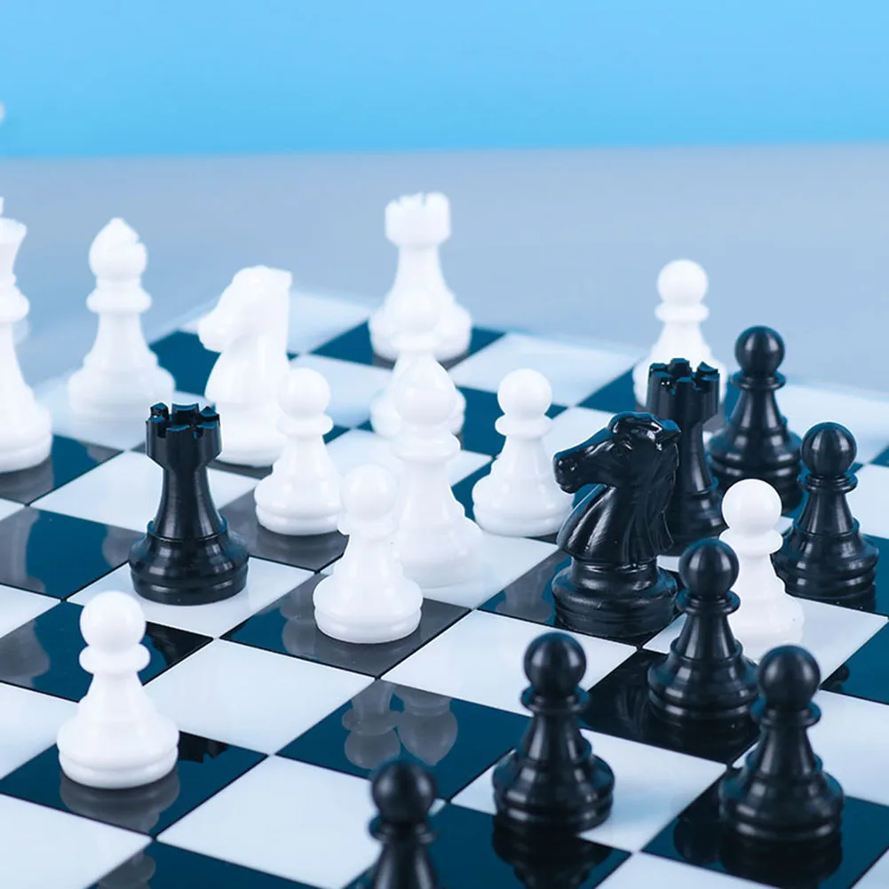 

Chess Kit Molds International Chess Checkerboard Resin Material Multiple Sizes Available Complete Set for Chess Enthusiasts