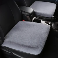 car seat covers wool fur capes for cars seat protection plush material warm winter suit most cushion heated interior accessories