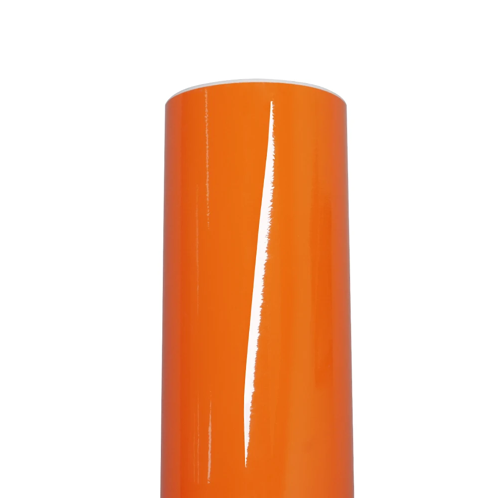 Премиальная глянцевая оранжевая пленка для упаковки автомобиля авто наклейка