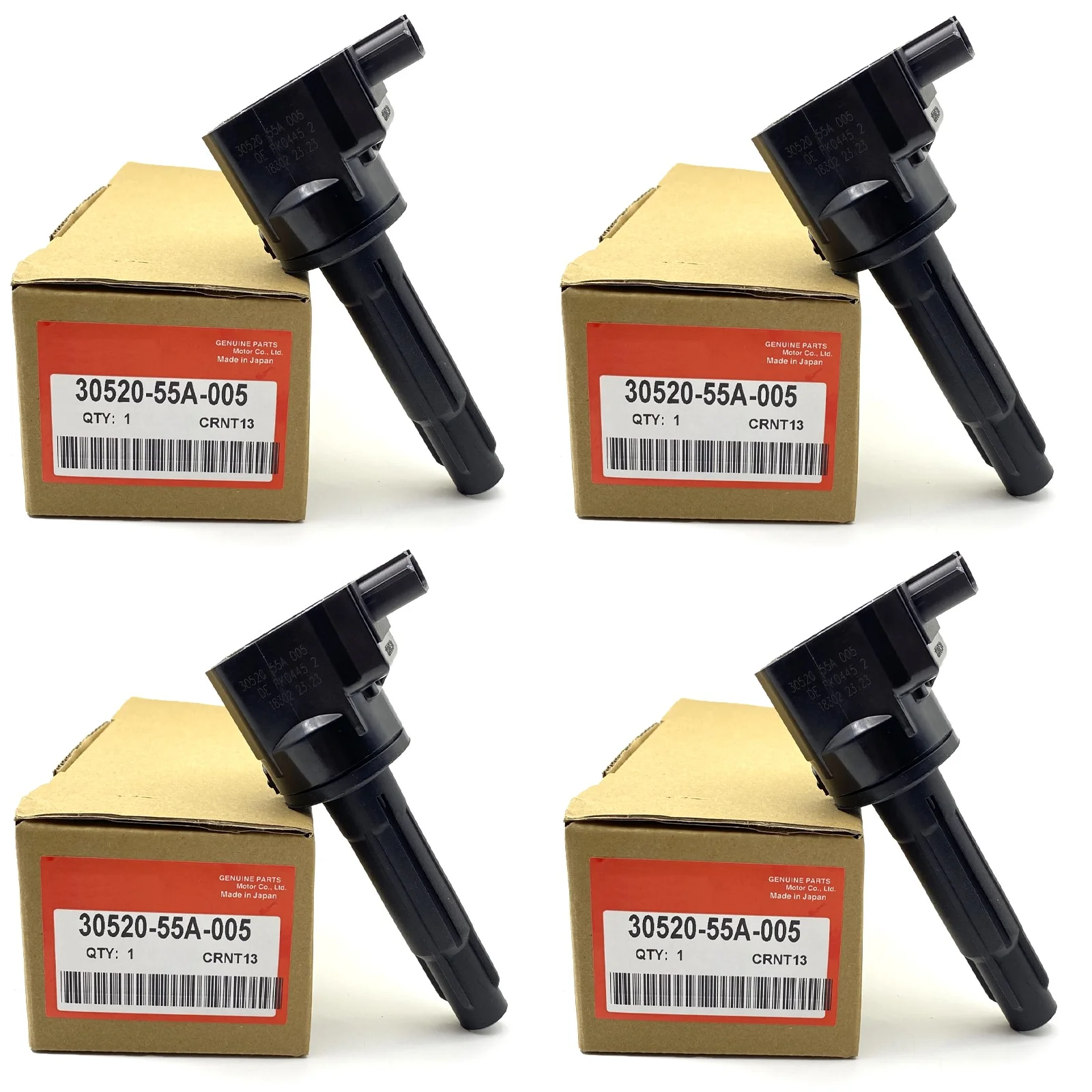 

4 шт. 30520-55A-005 Катушка зажигания для Honda City GM6 1.5L L15Z1 Civic 1,2 1,3 1,4 CITY 1.5L CR-V 3 FR-V 1,3 1,8 3052055A005