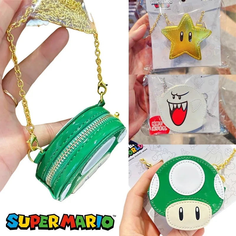 Мини-сумка на плечо Super Mario Bros маленький кошелек аниме креативный ключ конфеты