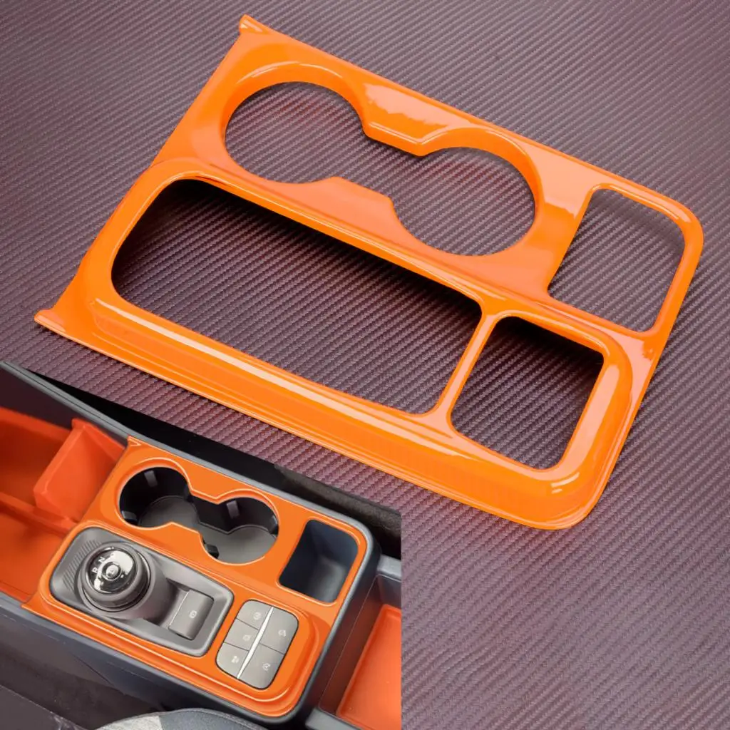 

Панель переключения передач с центральным управлением, Накладка для Ford Maverick 2022 2023 LHD, оранжевый, АБС-пластик