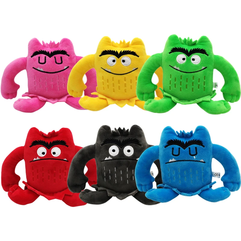 

Original The Color Monster Emotion Plush Toy Baby Appease Emotion Plushie Cute Stuffed Dolls Pendant Kid Christmas Birthday Gift