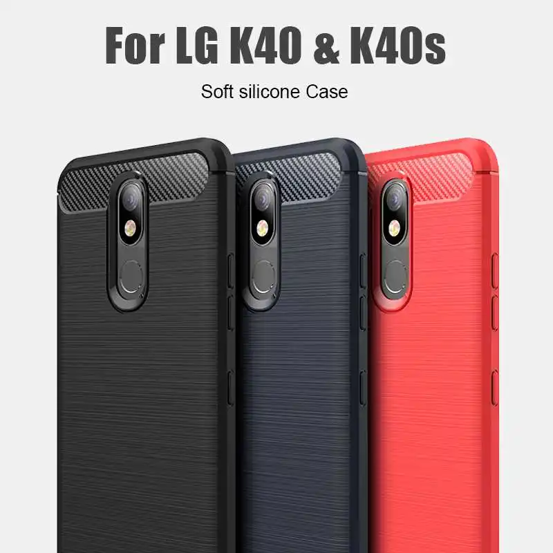

Nonmeio Shockproof Soft Case For LG K40 K40s Phone Case Cover