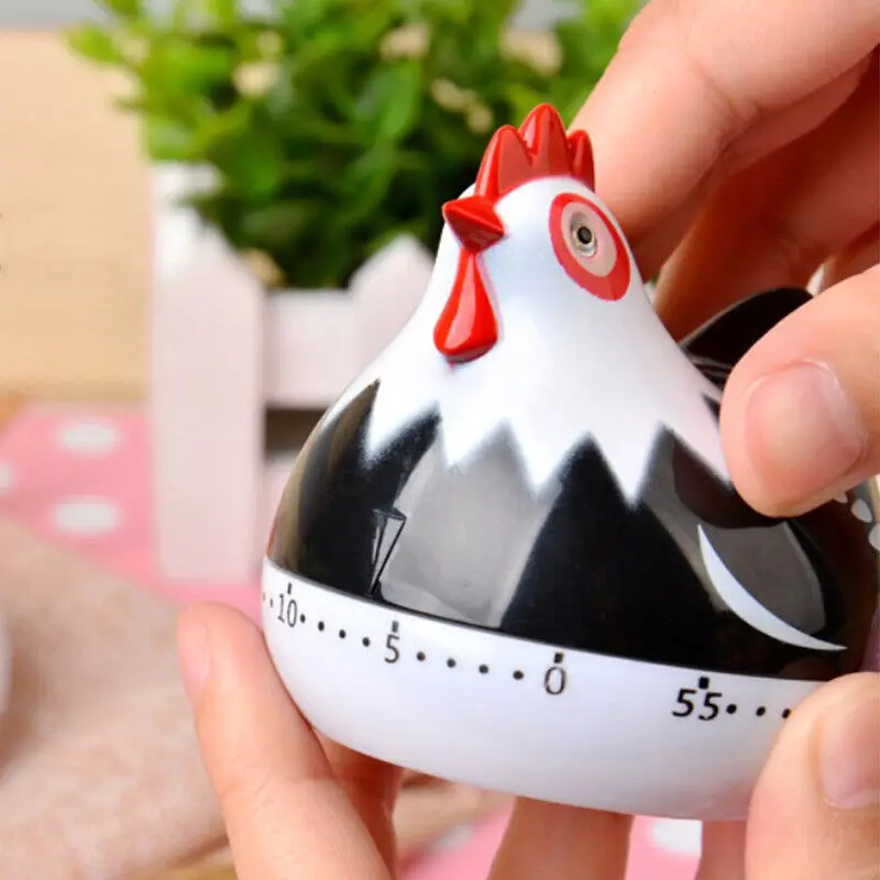 

Kitchen Timer For Cooking Reminder Mechanical Clockwork Countdown Kawaii Animal Shape 55minute Timer Kitchen Tools Study Timer