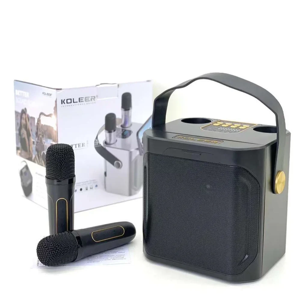 S882 Караоке-машина с двумя микрофонами Изменение голосовых функций Портативный