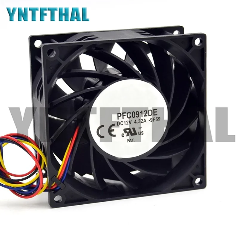 Оригинальный двухстрочный бесшумный вентилятор теплоотвода с двумя шарикоподшипниками для 9 см, 9025, 24 В, а, 9A0924H402