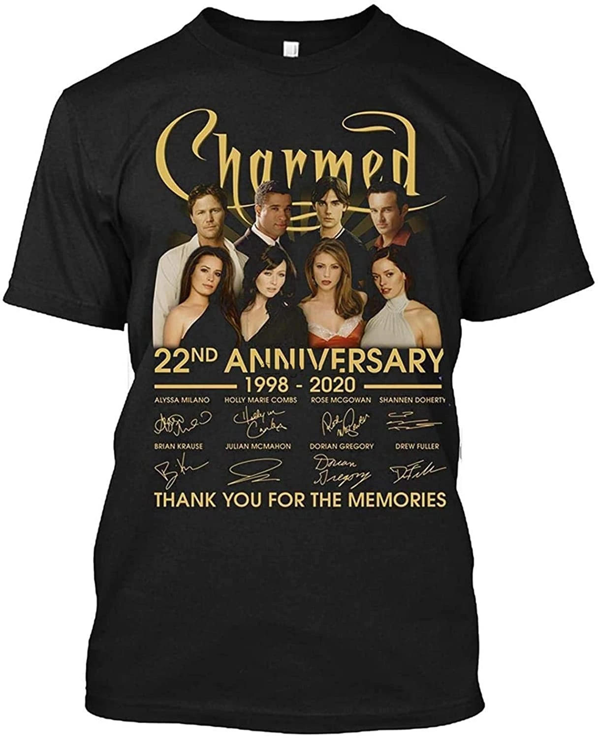 

Charmed 22Nd Anniversary 19982020 Alyssa #Milano Holly Marie Combs Rose #Mcgowan Funny Gifts Graphic Teet Unisex Tshirt