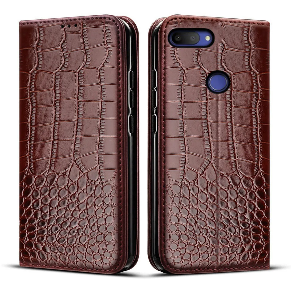 Фото Кожаный флип-чехол-кошелек для Alcatel 1S 2019 5,5 