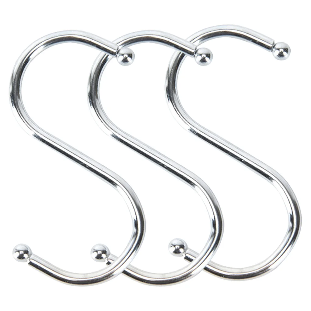 

S-образные дверные настенные вешалки из нержавеющей стали, крючки-держатели для полотенца, швабры, сумки, подвесные крючки для кухни и ванно...