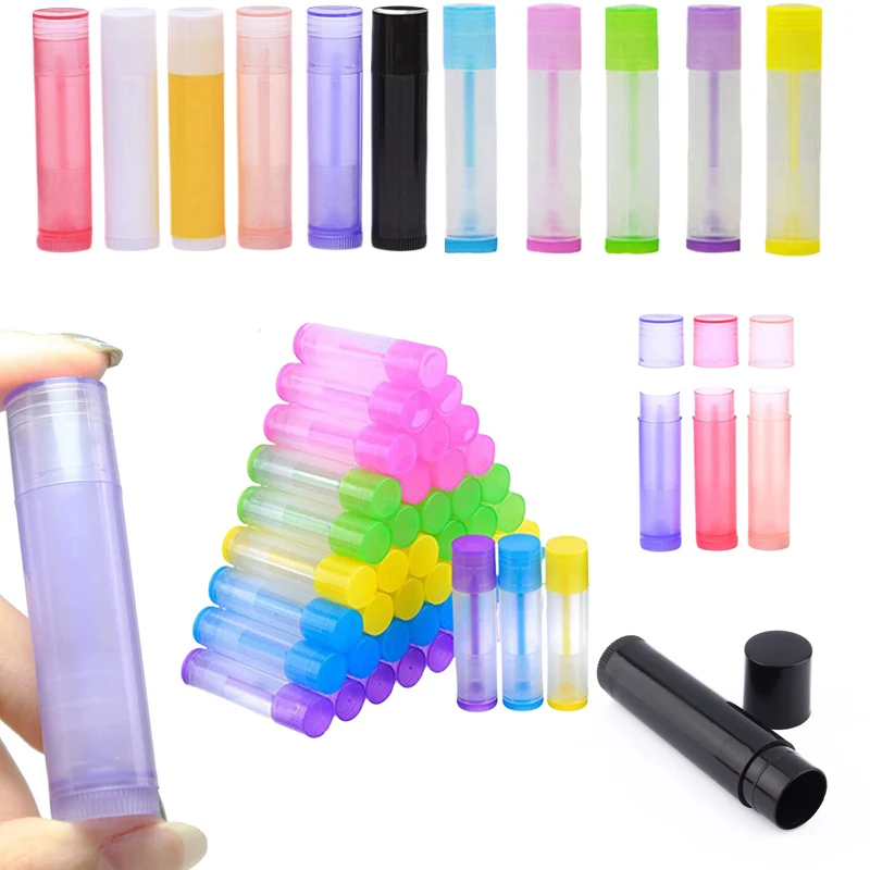10 шт. 5 г/5 мл разноцветные пустые тюбики для блеска губ дорожные бутылки