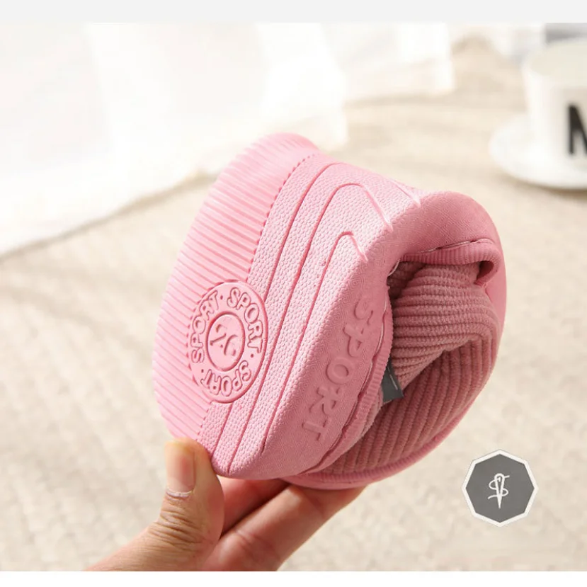 Womens House Slipper Female Winter Warm Plush Cotton Anti Skid Indoor Fuzzy Non Slip Room Floor Home Shoes Male Men 2023 New