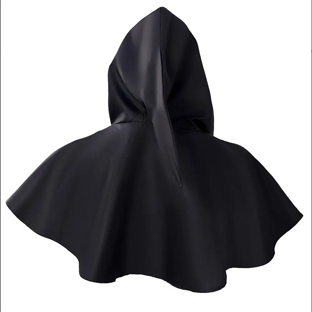 

Зимняя шапка-грелка для шеи, Ковбойская шапка смерти, повседневная одежда, реквизит для косплея, накидка с капюшоном для косплея в средневековом стиле, накидка-пашонка с капюшоном для косплея