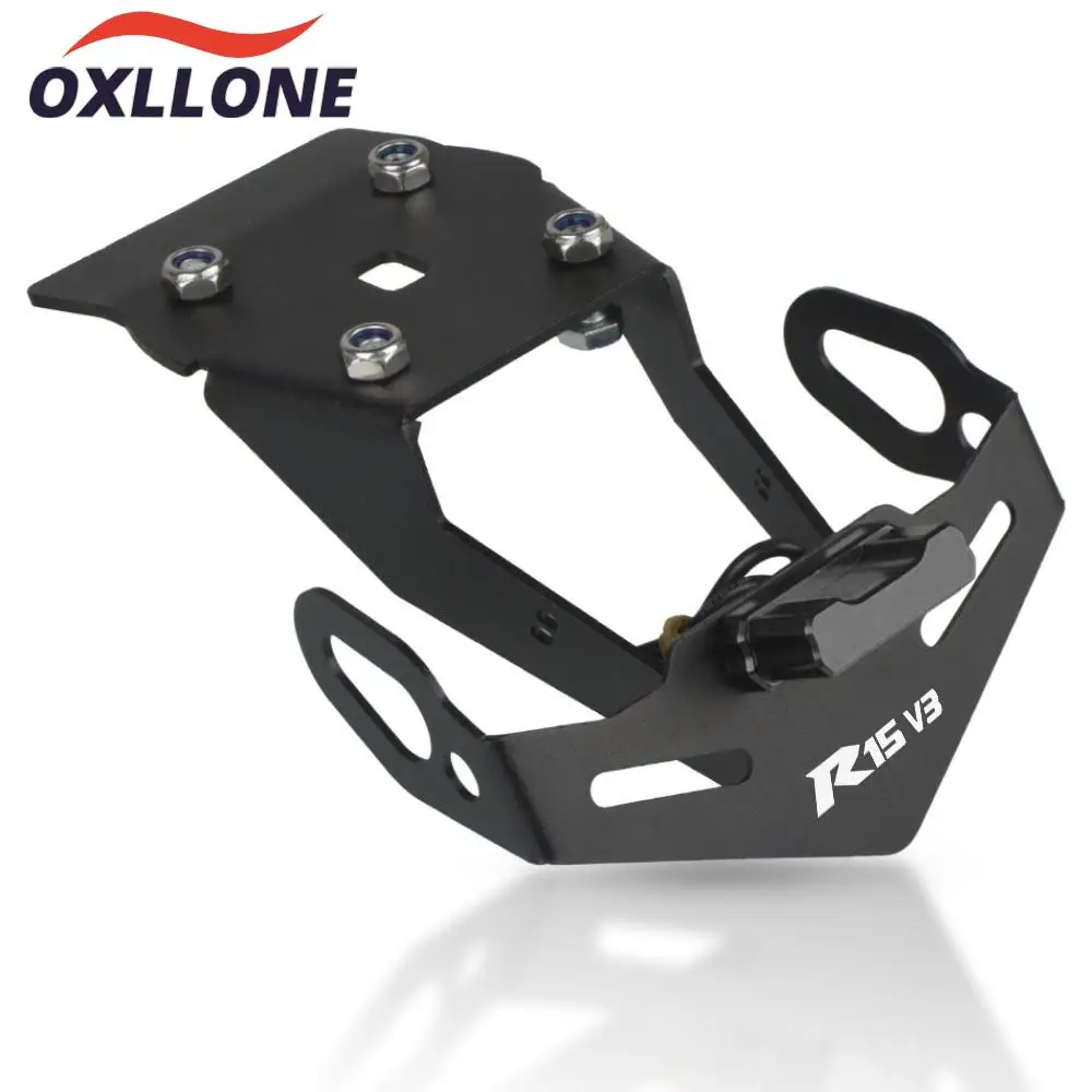 

For YAMAHA YZF R15 V3 V3.0 Tail Tidy Fender Rear Support License Plate Frame Rear Card R15 V3 2017 2018 2019 2020 2021 2022