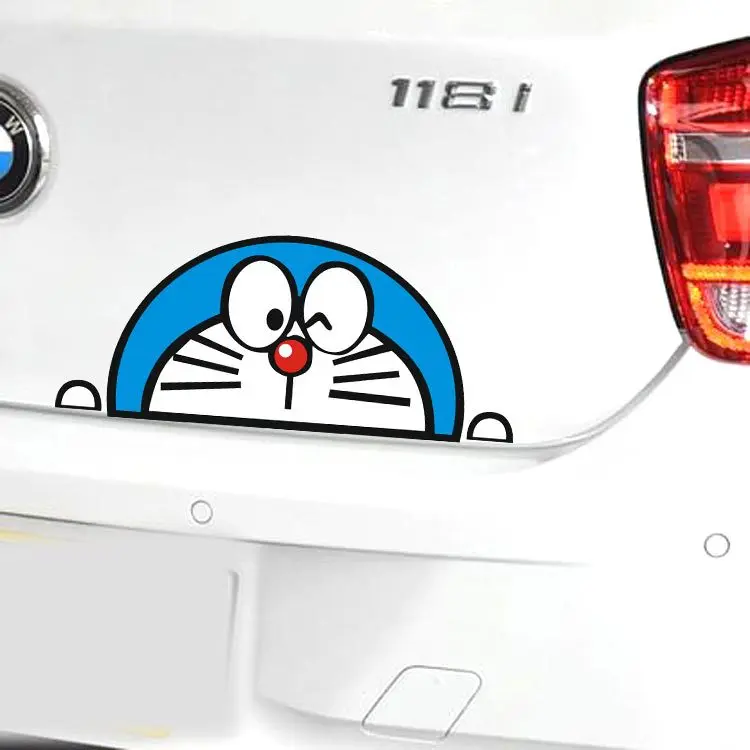 Doraemon мультфильм Милая фотография для зеркала заднего вида окно ветровое стекло