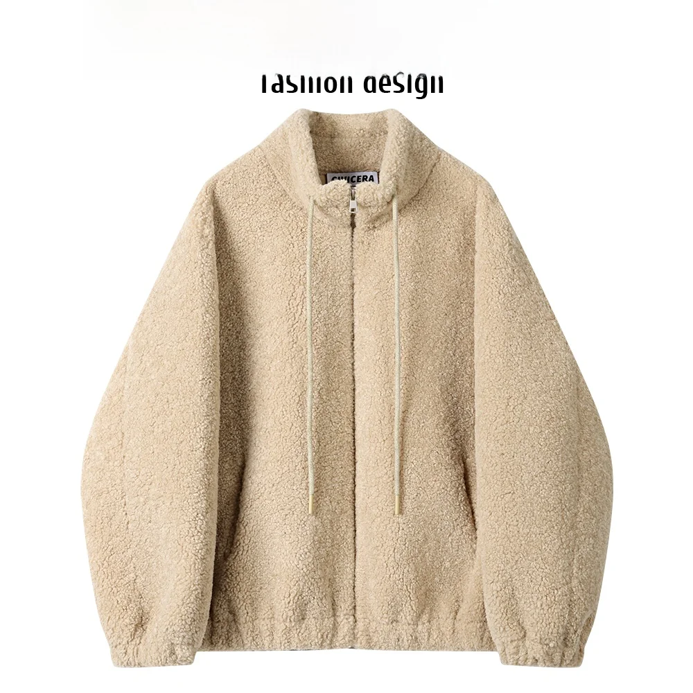 Civicera Idle Sle свободная повседневная шуба из искусственного меха ягненка женская