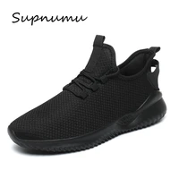 supnumu light running shoes men sneakers knitting mesh breathable non slip wear resistant outdoor casual walking men sport shoes
