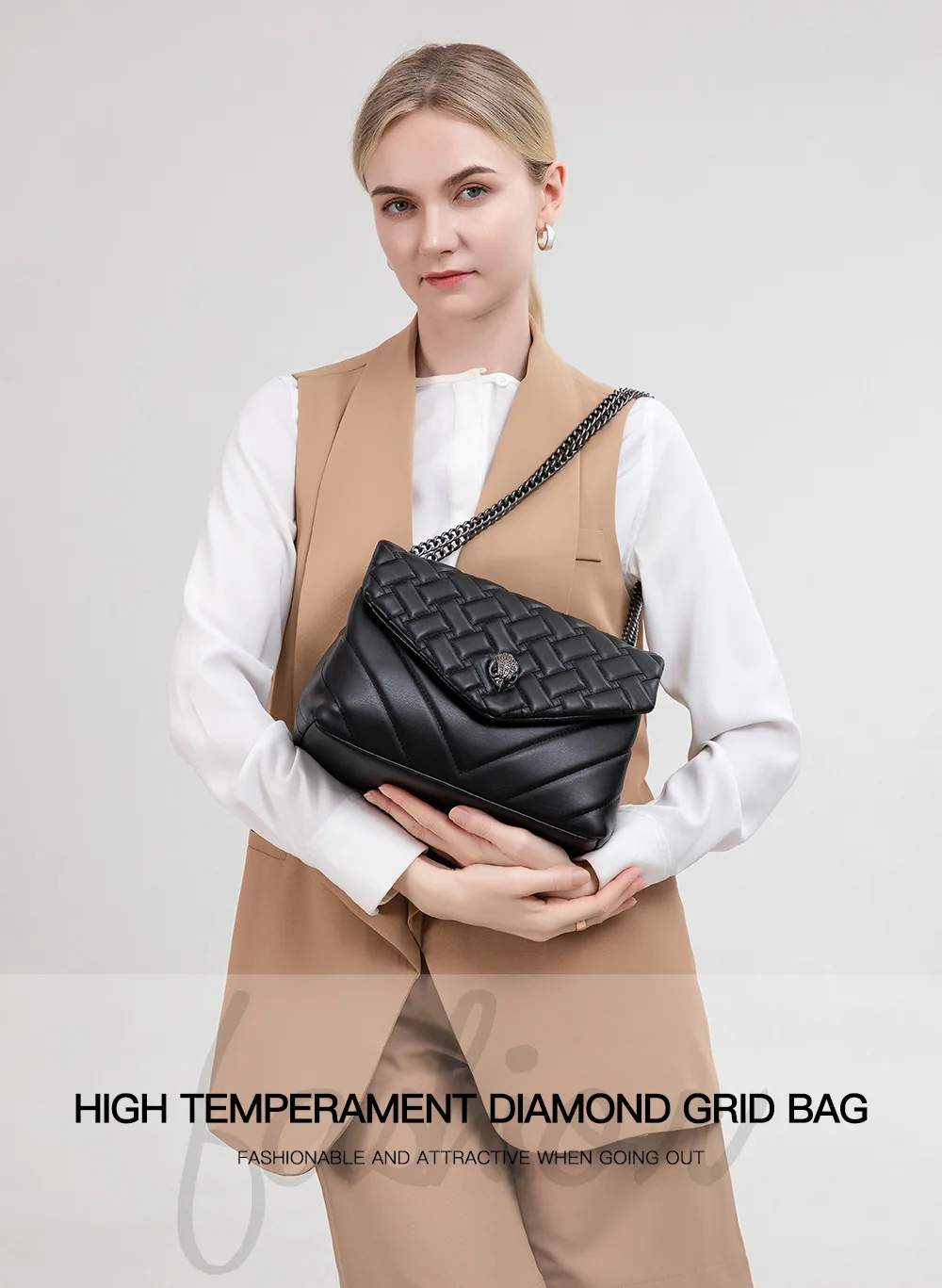 Новая сумка Lingge с головой орла вместительная модная универсальная Повседневная