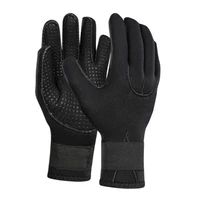 5mm neoprene diving gloves underwater fishing anti slip snorkeling gloves adjustable diving wetsuit swimming keep warm gloves