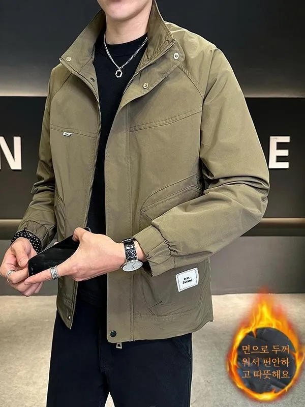 Зимняя новая верхняя одежда мужская модная брендовая повседневная куртка модный