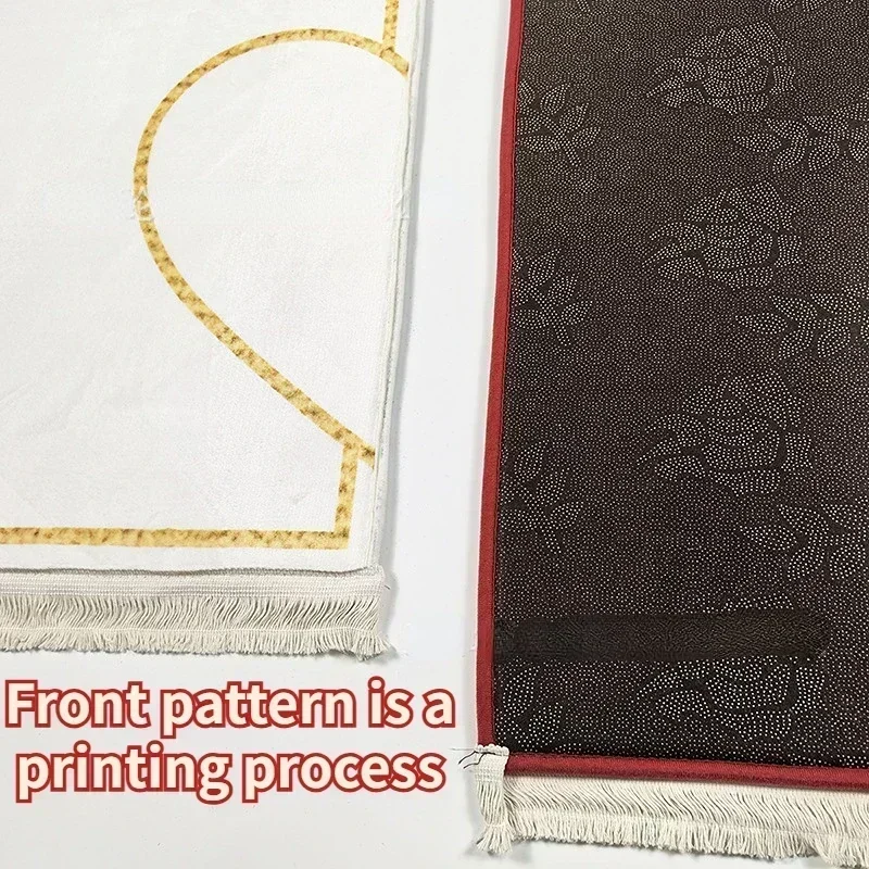 Толстый фланелевой коврик с принтом для взрослых молитвенный портативный