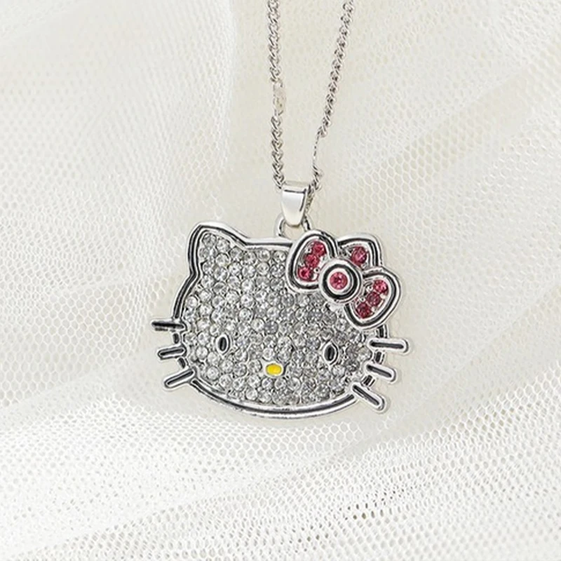 Колье с подвеской «Hello Kitty», серебро 925 пробы