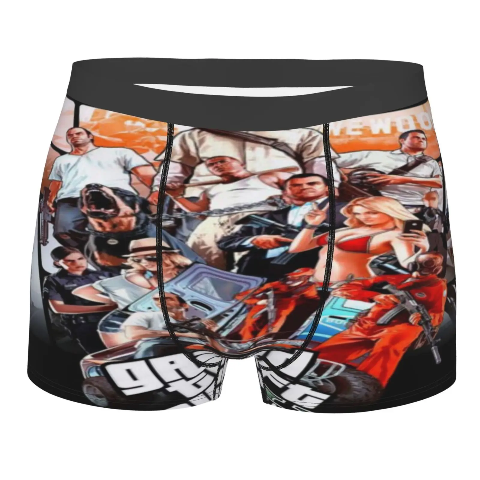 

Grand Theft Auto V 739 Men's Panties Boxer Mens Underwear Men For Men For Men Pack Men's Underwear Men Pack Men's Boxer Briefs