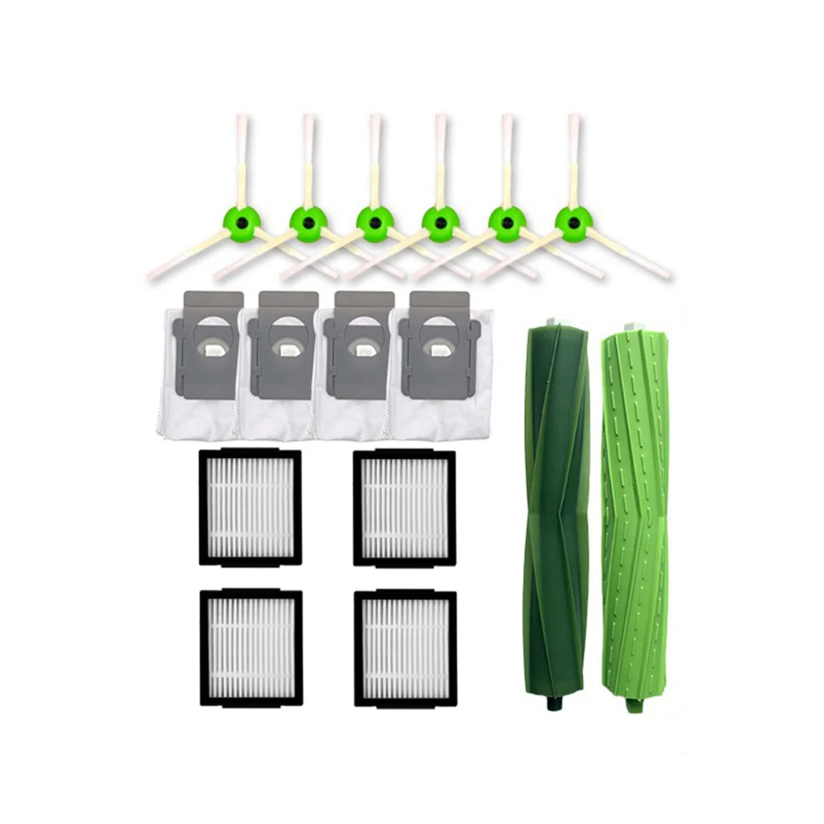 

For iRobot Roombo Combo J7+ Roller Brush Hepa Filter Dust Bag Accessories
