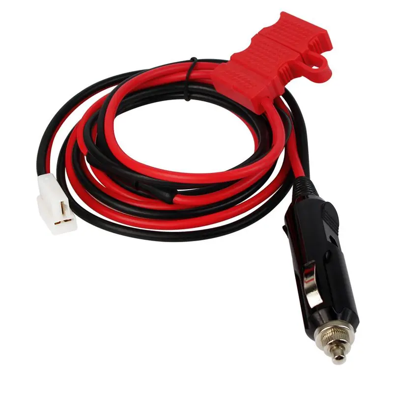 

12V DC Power Cord Cable Cigarette Lighter Plug For YAESU ICOM Kenwood TM-241/261 1.5 Metres