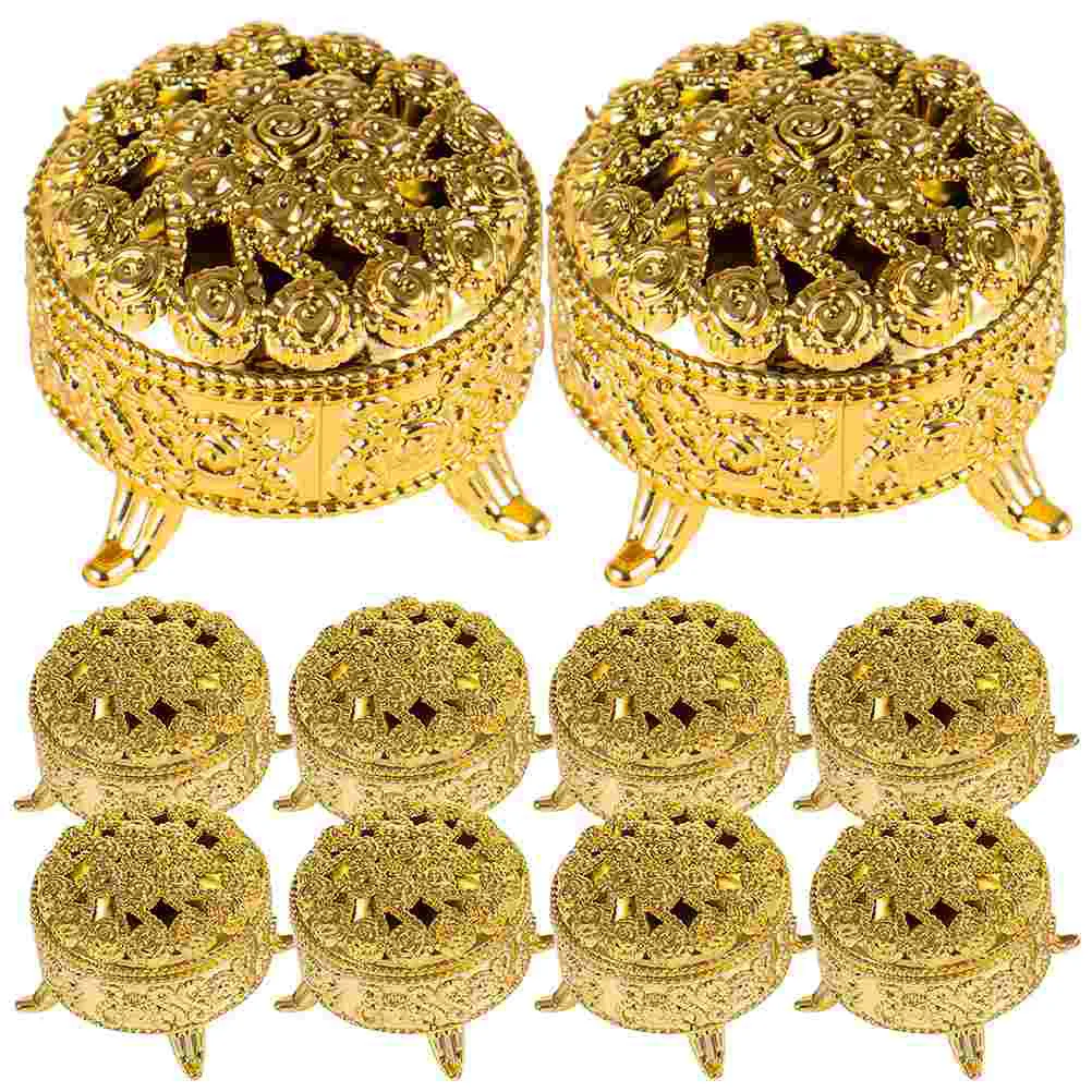 

10 Pcs Cookie Holder Gift Container Candy Case Wedding Items Storage Present Pp Bride Vintage Decor
