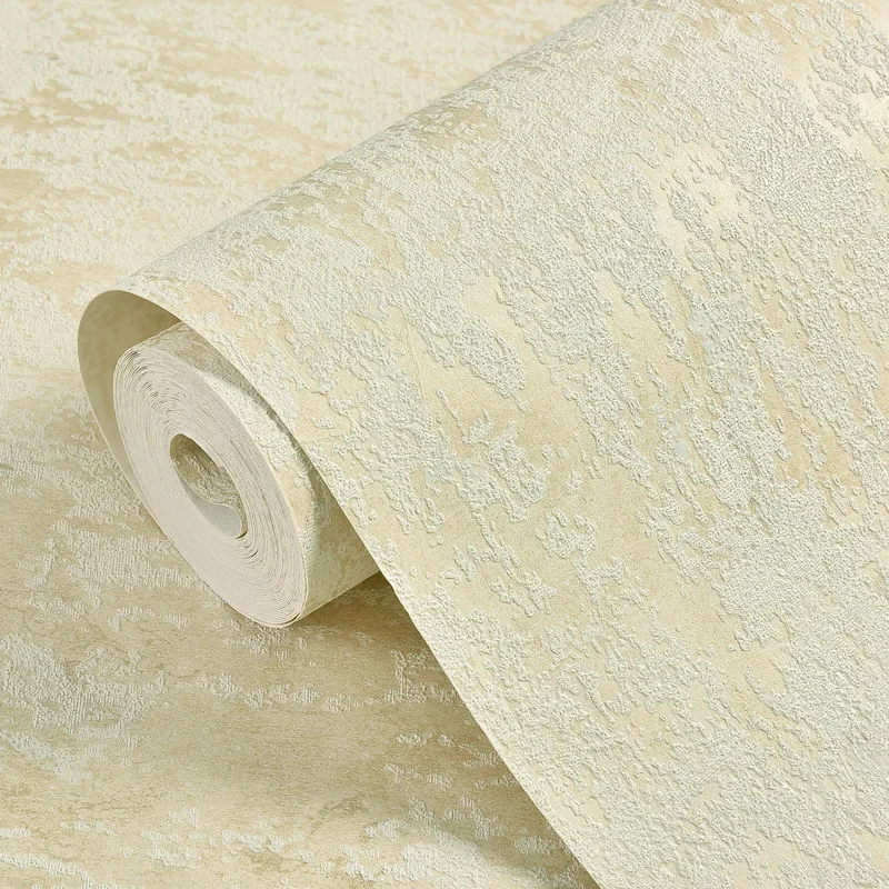 

3D modern simple pure plain non woven wallpaper bedroom living room TV background wallpaper thickened