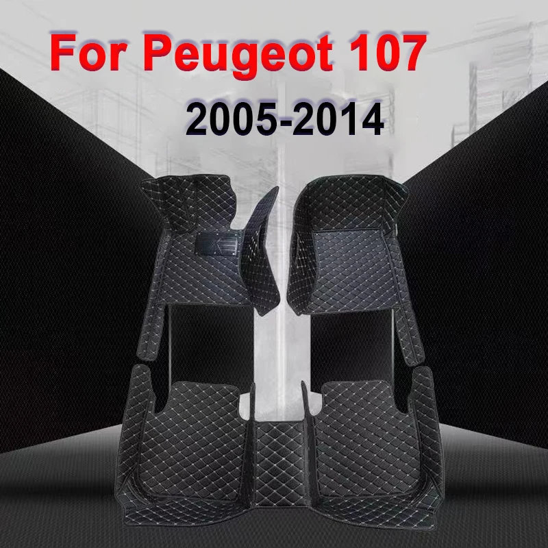

Car floor mats for PEUGEOT 107 2005-2014 Custom auto foot Pads automobile carpet cover car accessories