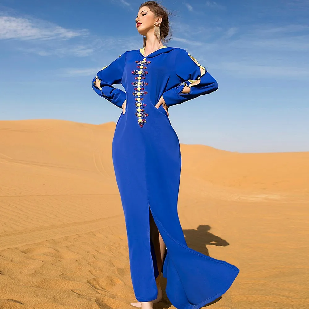 Мусульманское модное платье абайя 2022 Новые африканские платья для женщин Vetement Femme африканская одежда Дашики Анкара женское платье