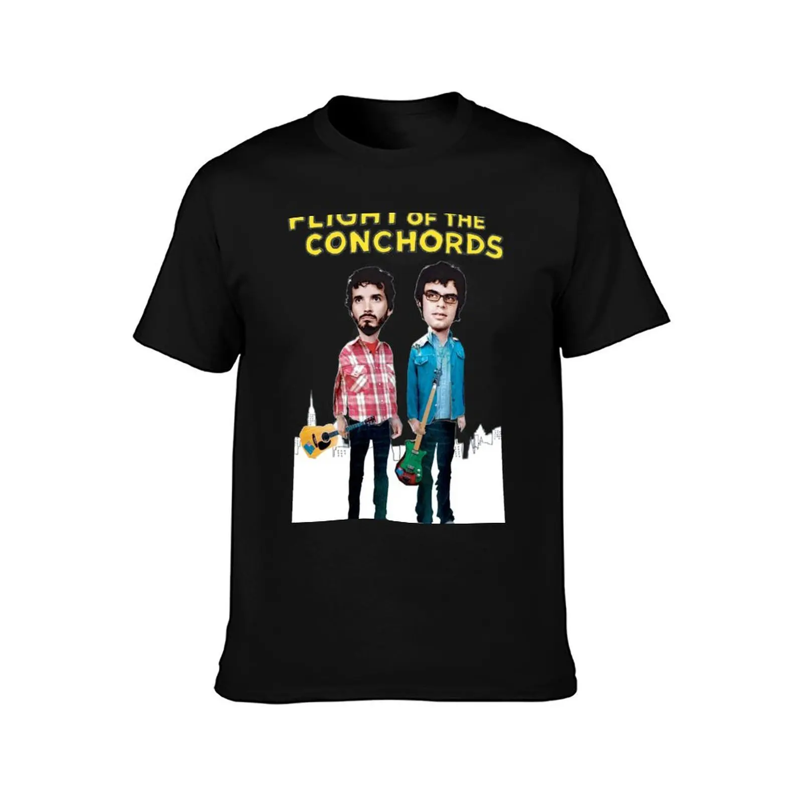 Мужская футболка Flight Of The Conchords хлопок большие размеры
