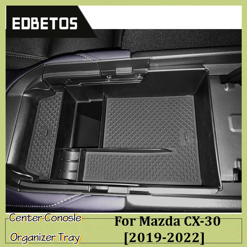 

For Mazda CX-30 Center Console Organizer Tray 2019-2022, Center Armrest Glove Storage Box For Mazda CX30 Console Organizer